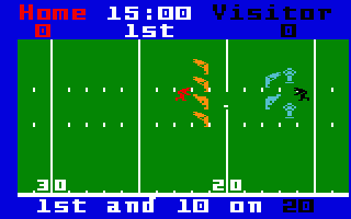 NFL Football screenshot 5 for Intellivision